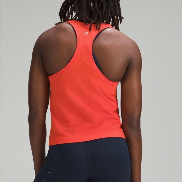 NWT Lululemon Swiftly Tech Racerback Tank Top 2.0 Race Size 12 Solar Orange - Picture 9 of 9